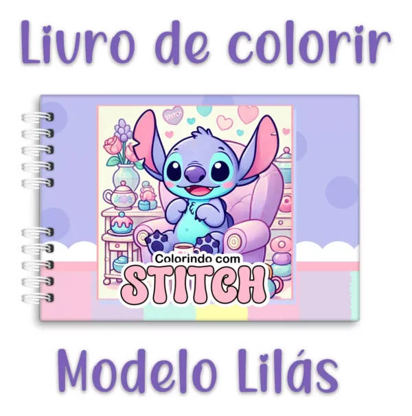 Livro De Colorir Stitch Estilo Bobbie Goods 50 Folhas 180g - Image 3